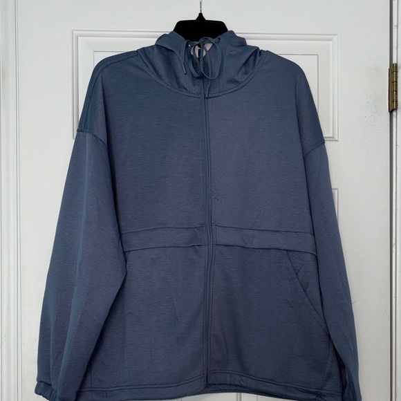 Velocity Jackets & Blazers - Velocity Women’s Steel Blue Windbreaker